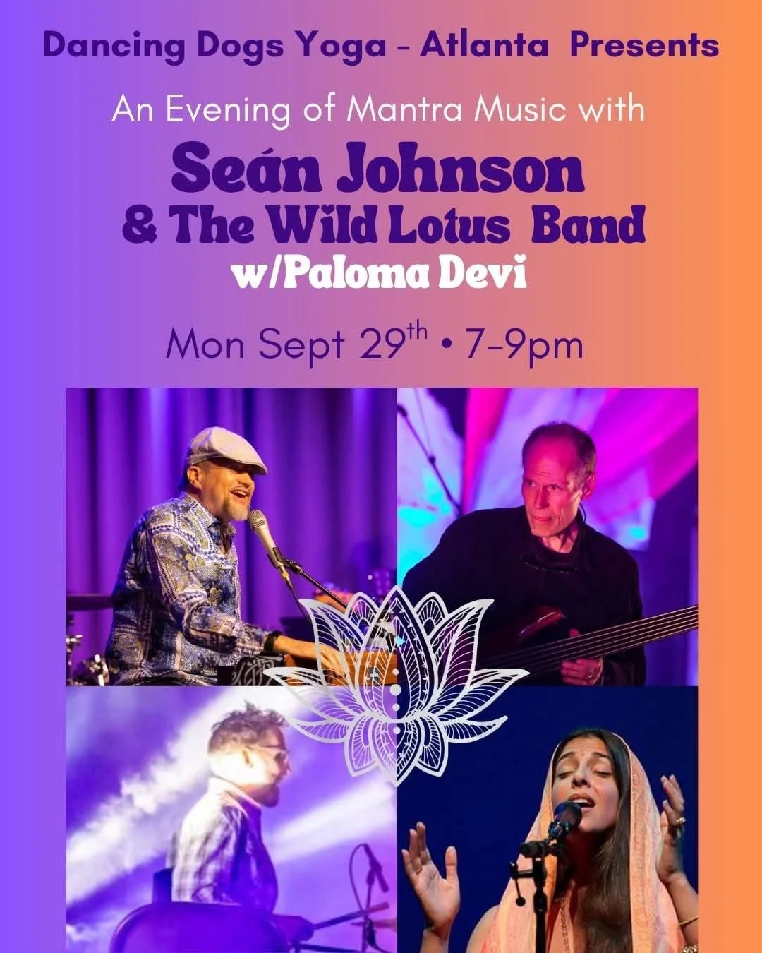 An Evening of Mantra Music with Sean Johnson & The Wild Lotus Band