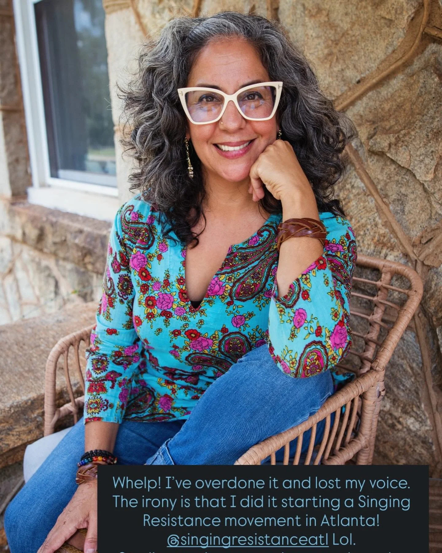 I&rsquo;ve completely lost my voice passionately singing resistance songs. Bear with me as I step back to heal. Studios are securing amazing subs for my classes and I hope to be back on track soon. I am full of love and sorry to miss you all. ❤️ 

In