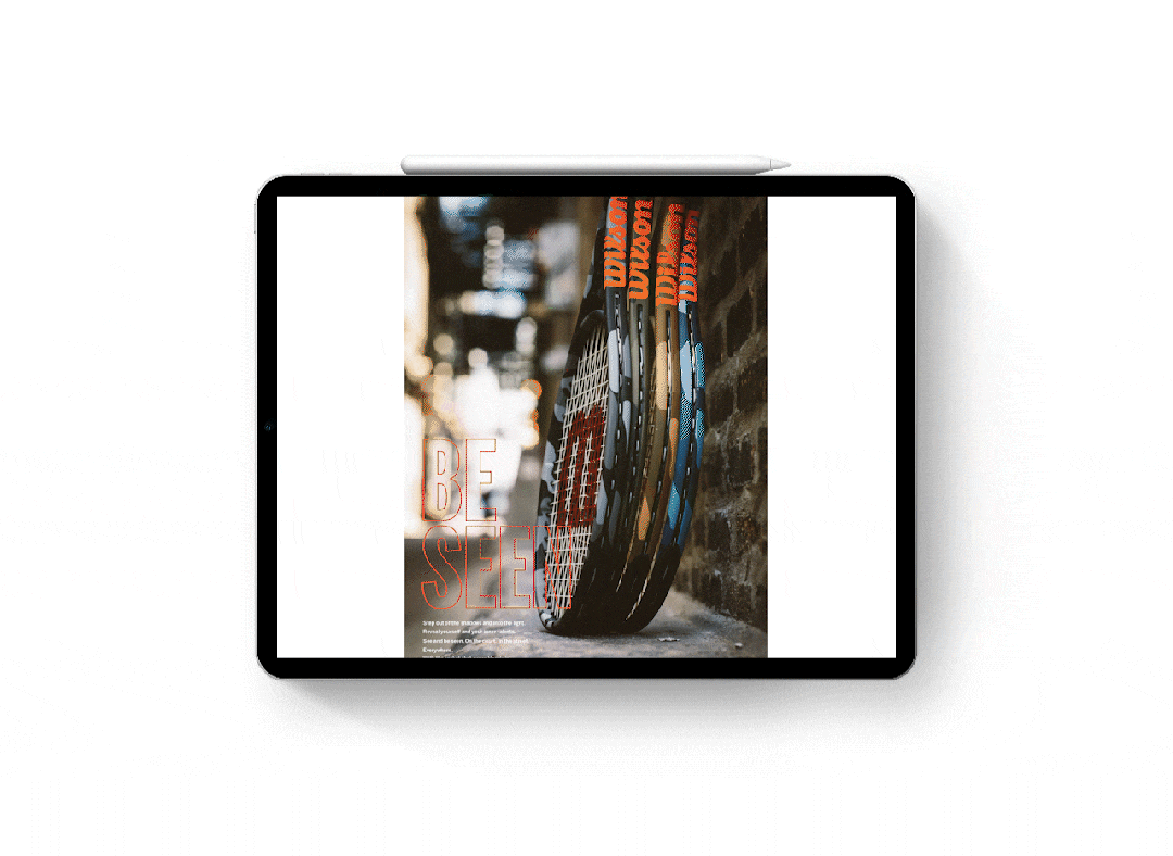  Lead UX Design for entire Wilson.com Camo website, with emphasis on mobile-first and responsive design. Also co-art directed and shot the photography with mobile screen and animation in mind. Lead brand graphics for Wilson.com and social media chann