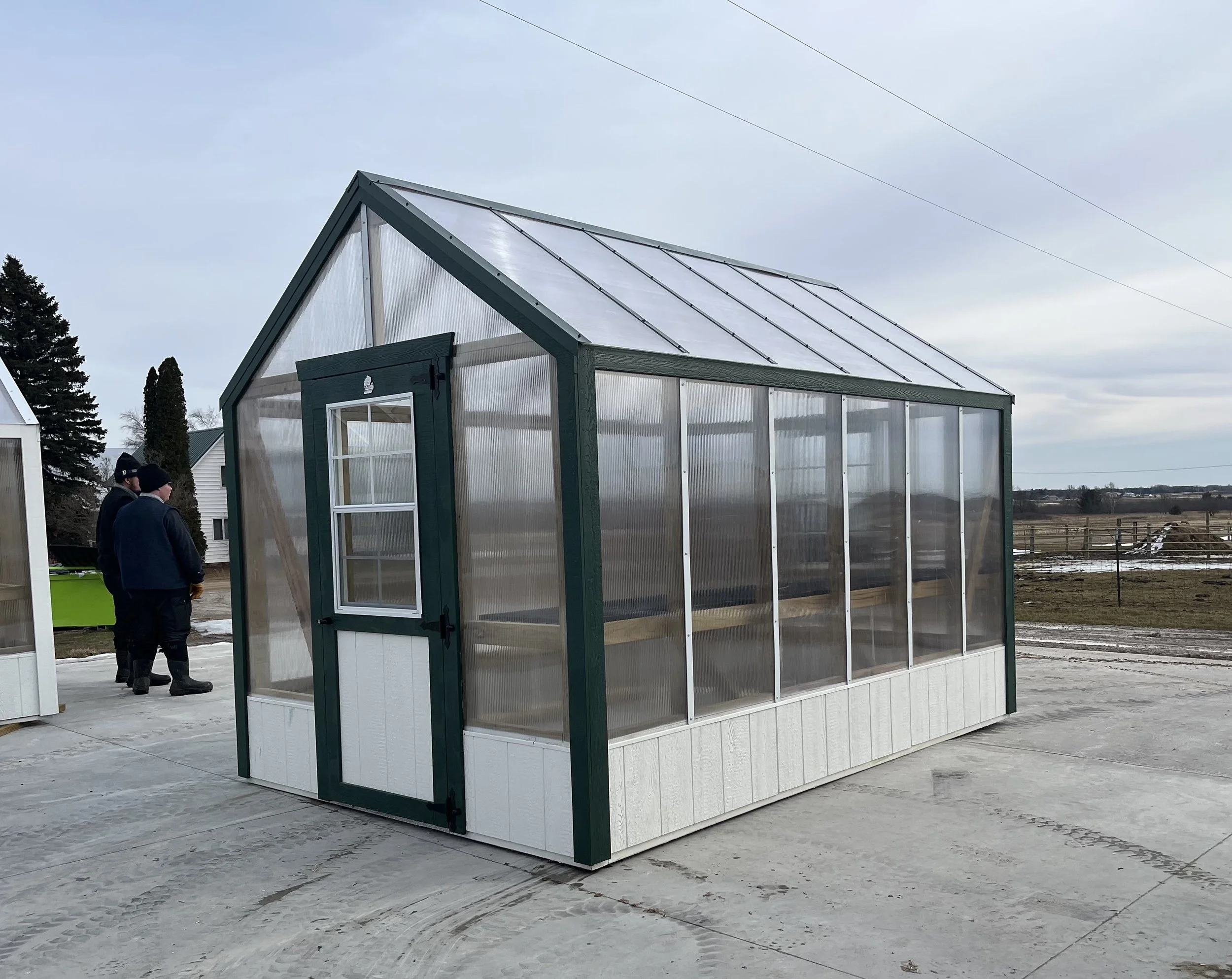 8x12 / 10x16 Greenhouses Mid Michigan Barns Quality Sheds at an