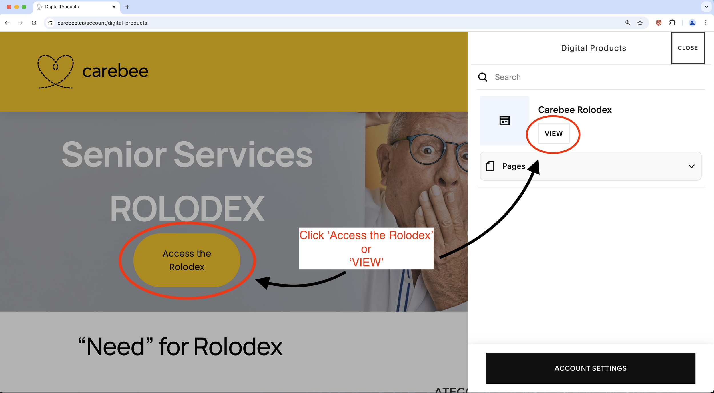 Rolodex How To — Carebee Inc. - Rolodex for Senior Services