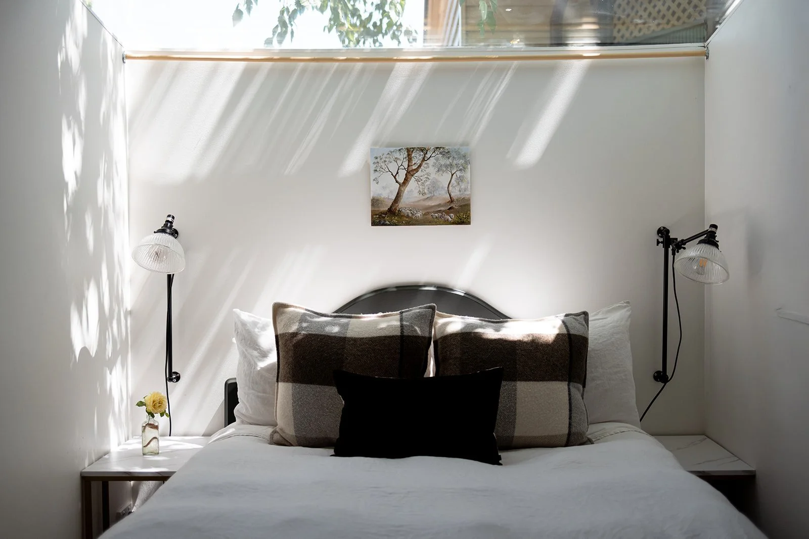 Cosy bed in Ned's Nook at The Inn Beechworth.  