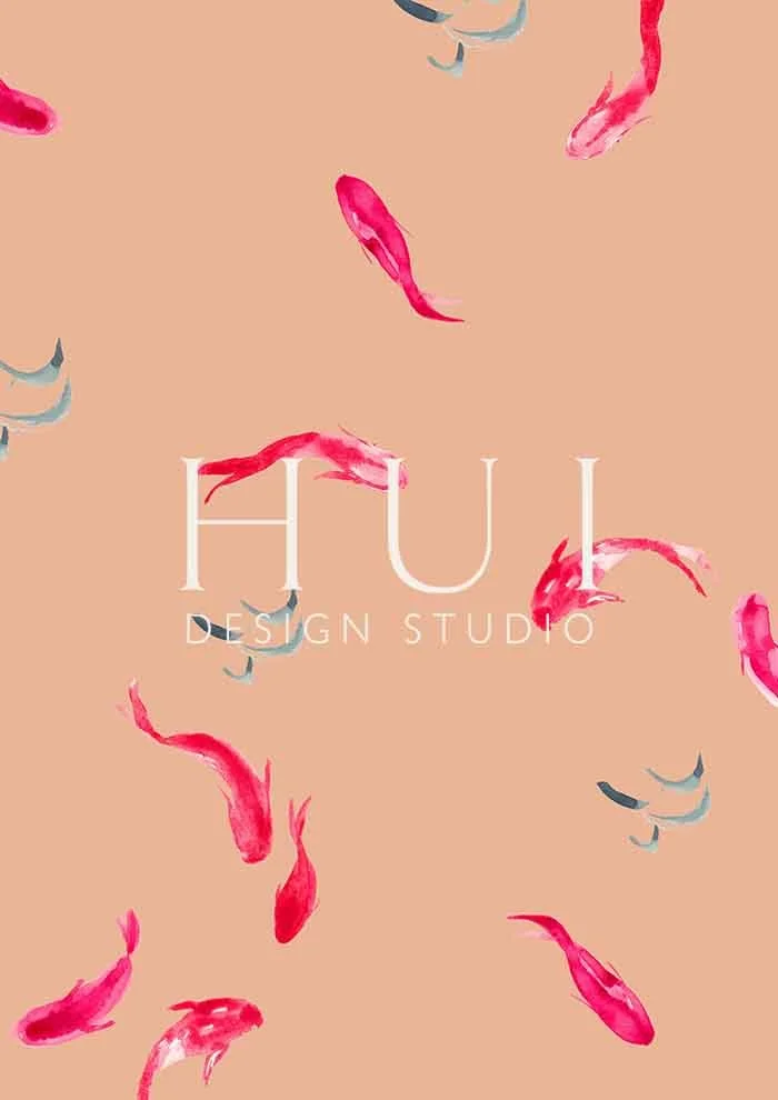 koi pond pattern peach watermark.jpg