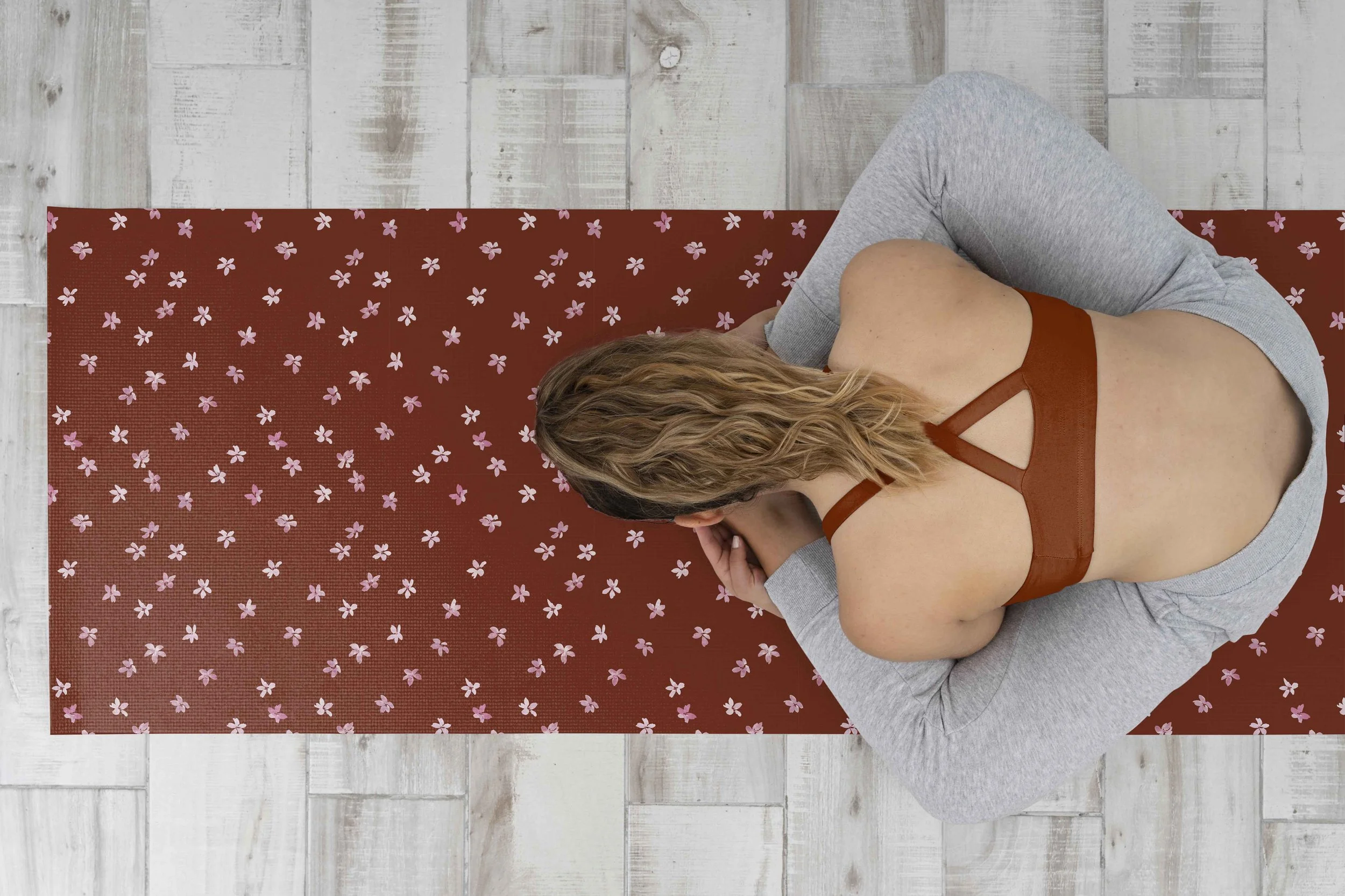 sakura scatter adzuki yoga mat.jpg