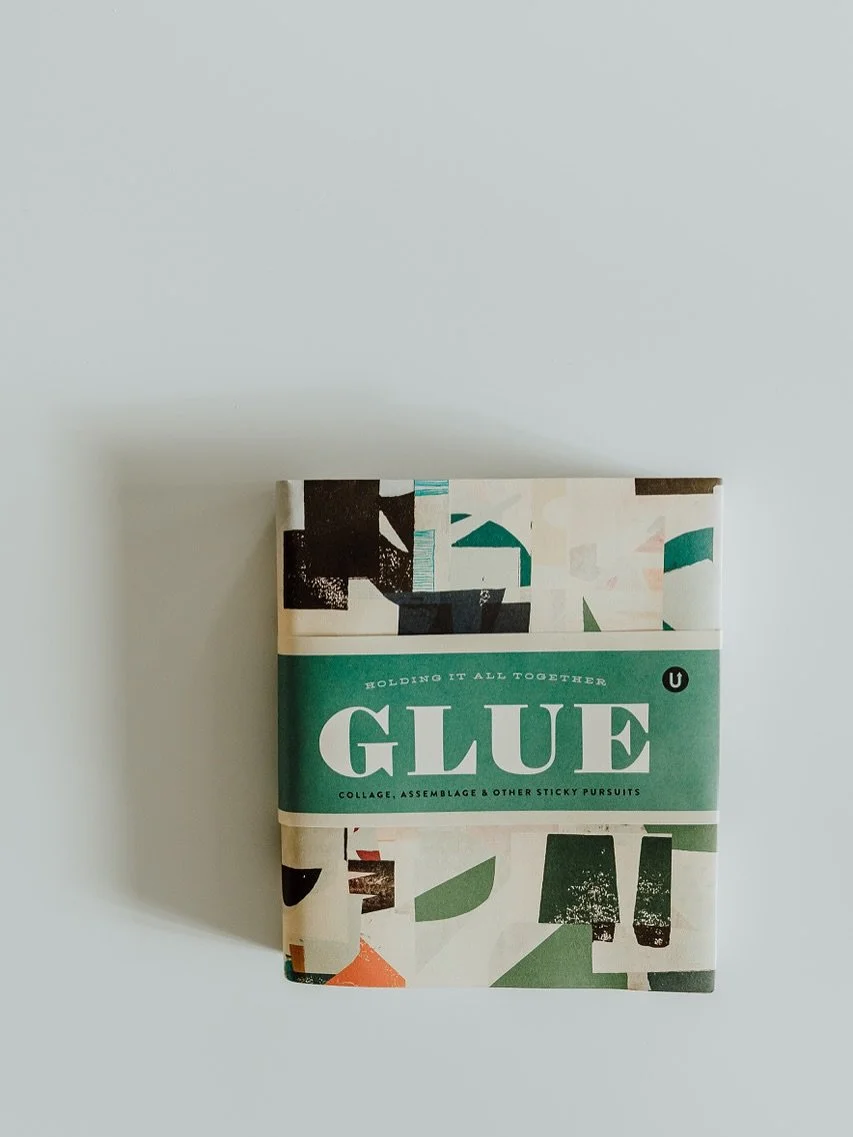 At the end of last year, Fiona&rsquo;s studio and practice was published in GLUE by @uppercasemag, exploring creatives working across collage in all its forms.

A beautiful book, and so amazing to see some of the  images from our studio shoot in prin