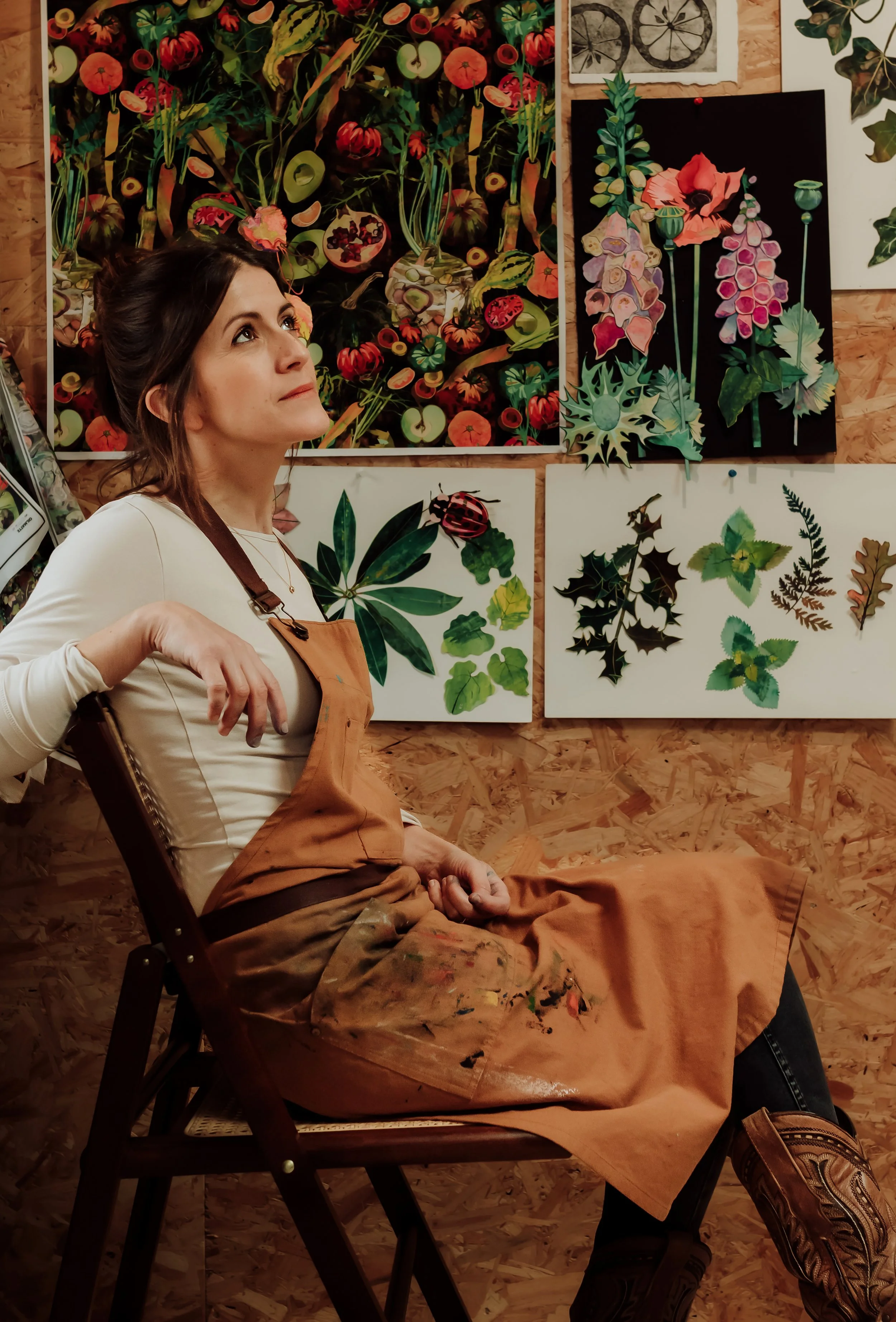 Capturing Creativity: With Fiona McTaggart, Surface Pattern Designer &amp; Illustrator - A Documentary Branding Photography Session in Poole, Dorset.