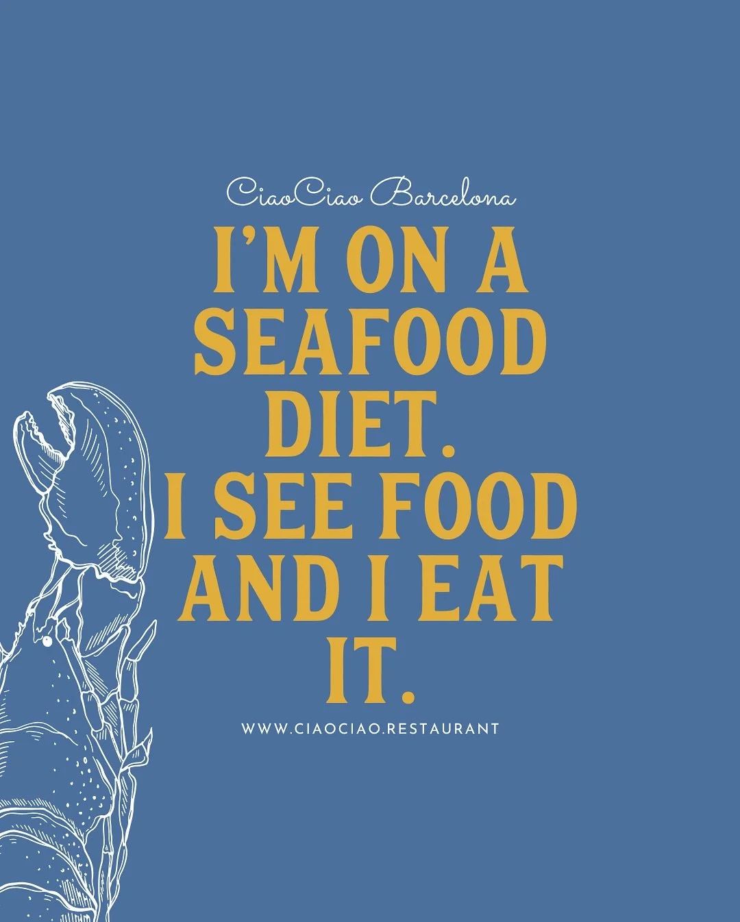 🇪🇸🐟🍝 “Estoy a dieta… de mariscos.”
Eso dijo alguien mientras mojaba el pan en la salsa.
En CiaoCiao no juzgamos – servimos. Y si ves comida, ¡claro que la comes!
🇬🇧🐟🍝 “I’m on a seafood diet…&