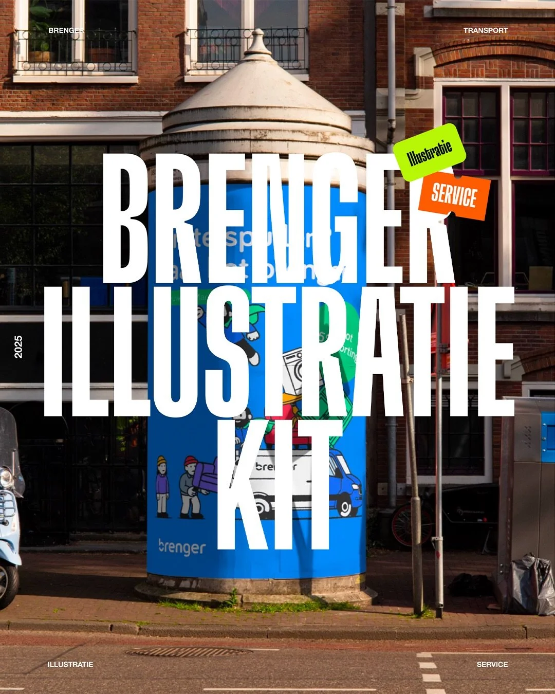 🦸 Nieuwe illustratiekit voor @brengertransport 🦸
-
De Brenger Illustratie Kit case staat live. We ontwikkelden een compleet illustratiesysteem dat laat zien waarom hun service anders is.
-
Deze carousel laat de reis zien. Van eerste schets tot scha
