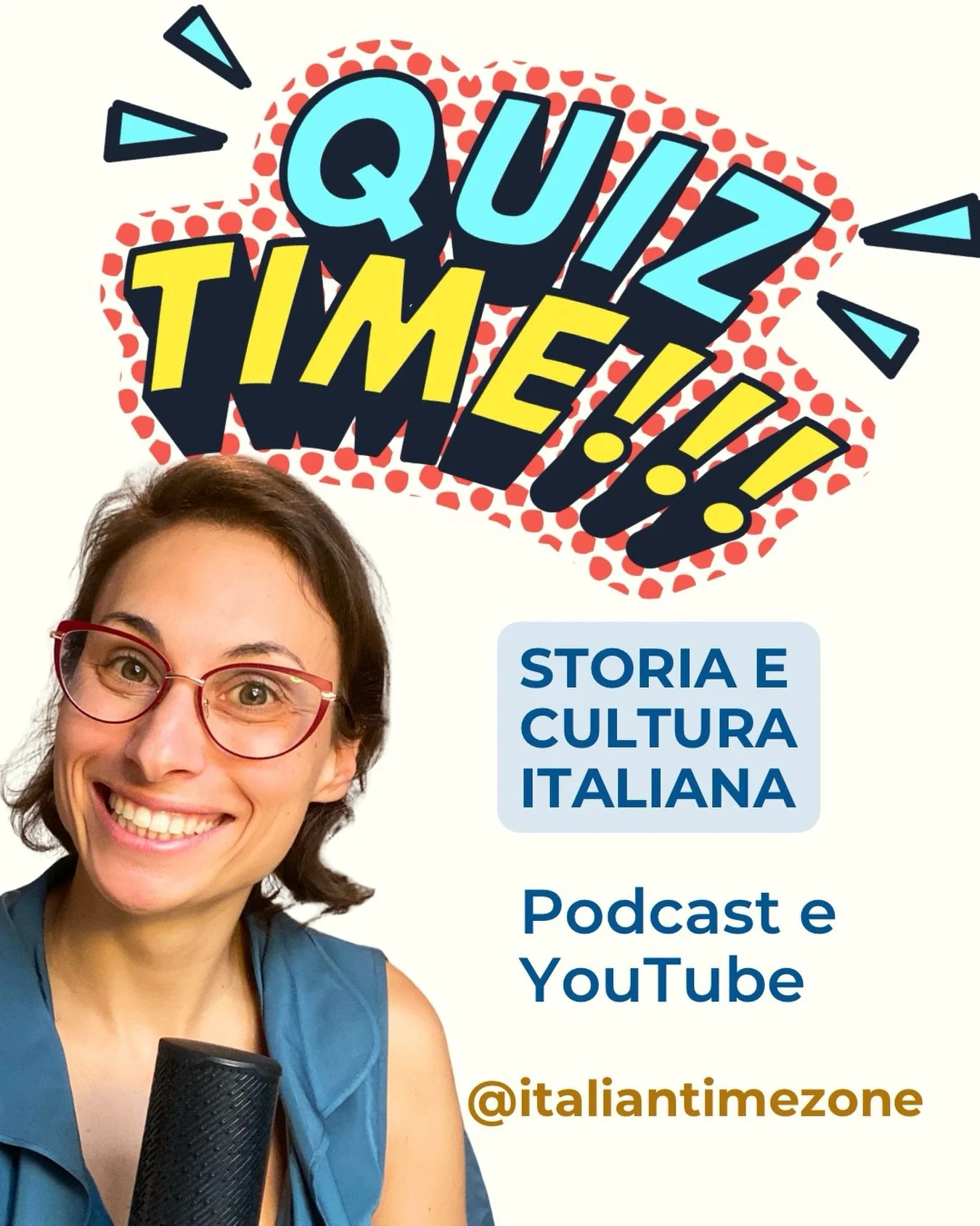 Quante ne sai?! 👇

Corri ad ascoltare il podcast (Italian Time Zone - l&rsquo;italiano con la storia) o YouTube (@italiantimezone ) 

🇮🇹 5 domande di storia e cultura italiana! 

Poi fammi sapere come va nei commenti!! 

🫶 Se ami il podcast e vuo