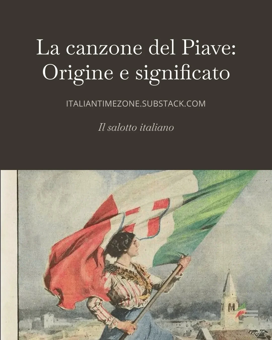 🇮🇹 Entra nel Salotto Italiano per ascoltare il podcast di extra sulla canzone del Piave! #storiaitaliana #grandeguerra #studioitaliano #italianoperstranieri 

Commenta SALOTTO e ti mando il link!