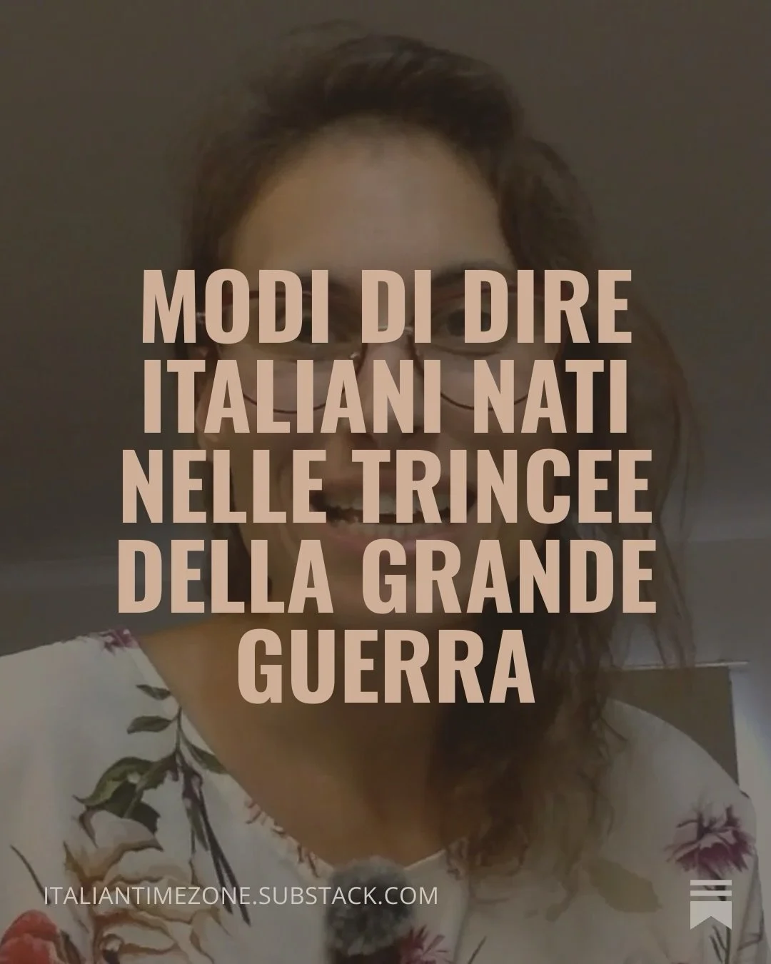 Podcast gratuito e dettato per chi &egrave; nel Salotto Italiano, la membership per imparare l&rsquo;italiano con la storia 💡 Commenta SALOTTO e ti mando il link! 

#italiano #italianoconlastoria #primaguerramondiale #modididire #italianteacher