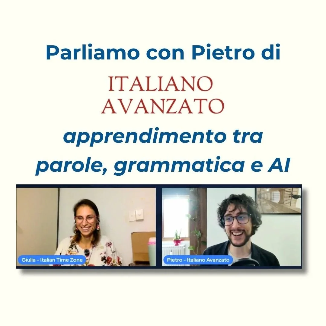 138 - Parliamo con Pietro di Italiano Avanzato: apprendimento tra parole, grammatica e AI