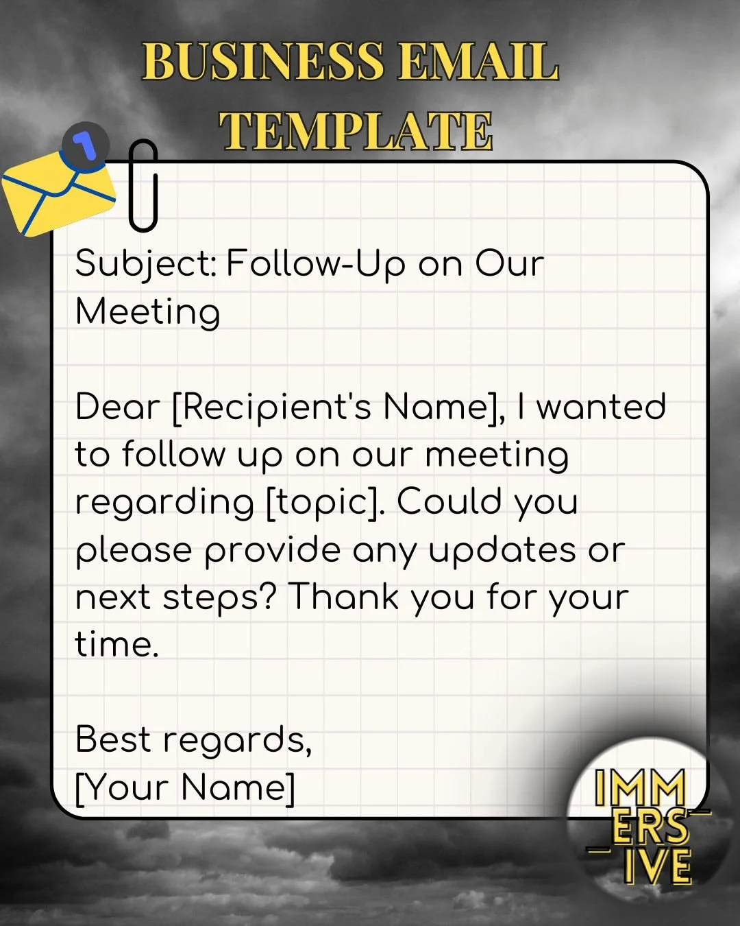📩 Keep the momentum going with my friendly follow-up email template for business meetings! 🔄✨ Don't let those important connections slip away - show them I'm on top of things with a polite and professional follow-up message! 💼💬 Tag a friend who c