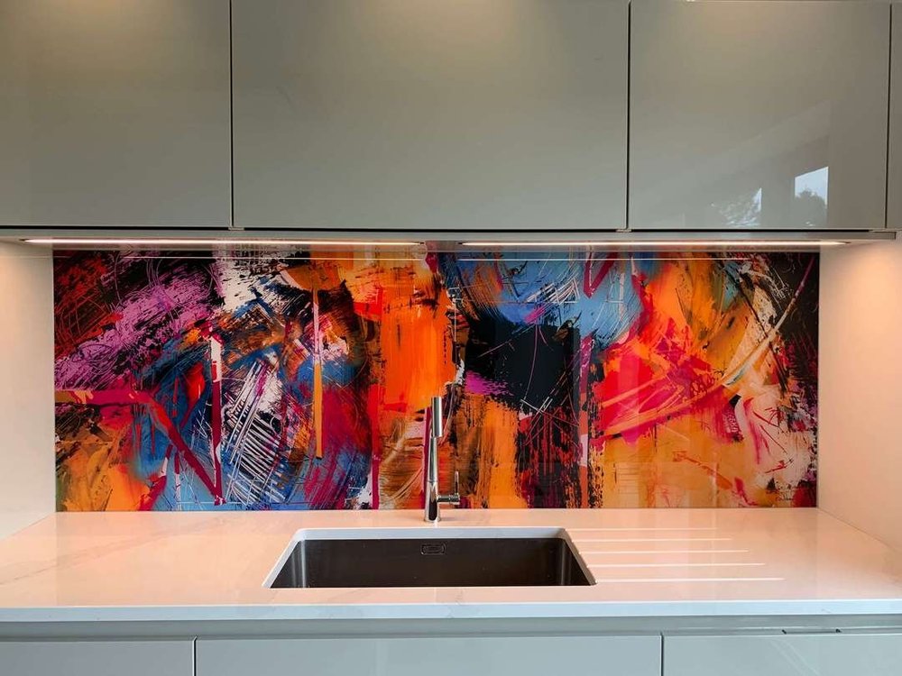 Bespoke Glass Splashbacks Red Dog Glass Design