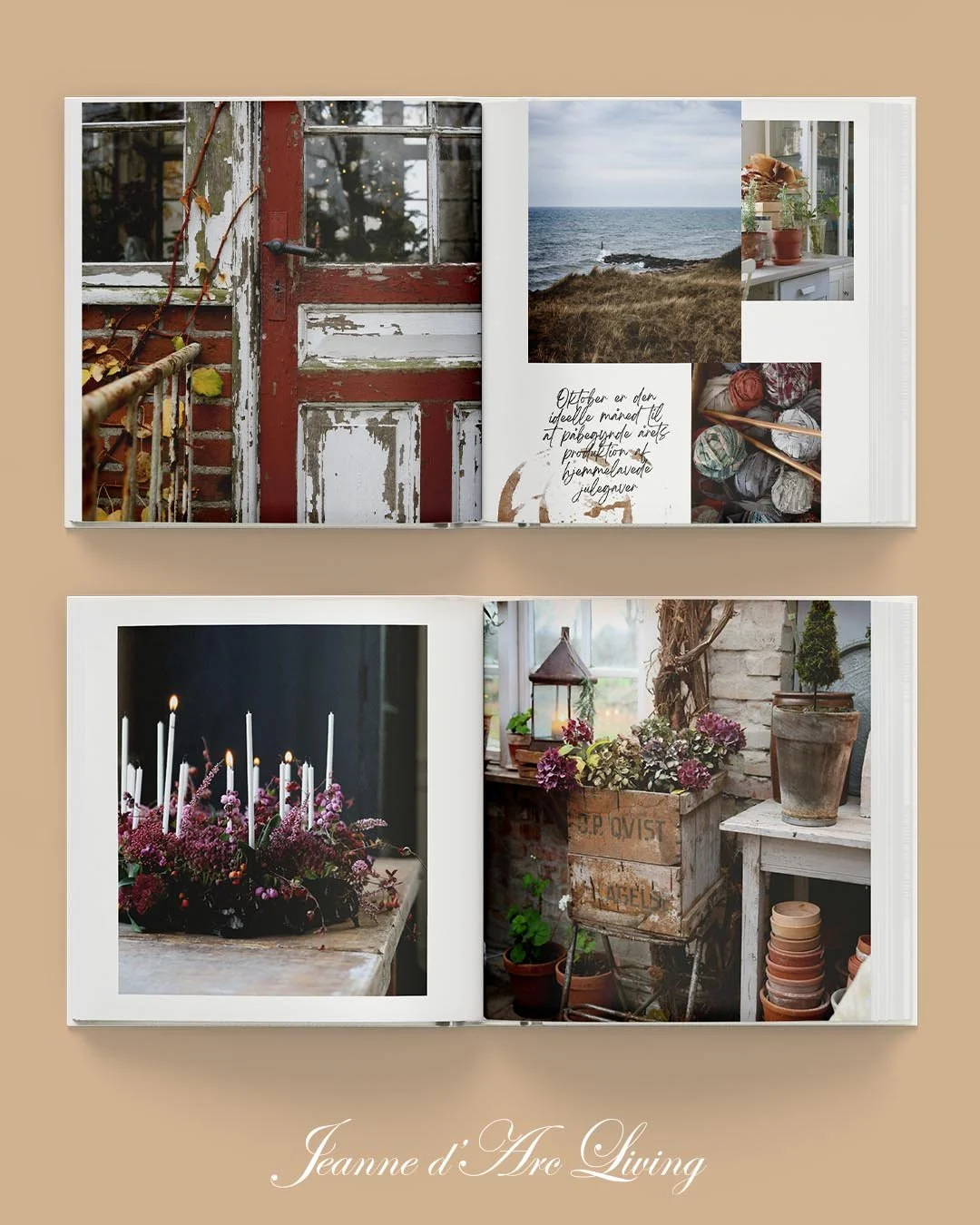 We believe that joy lives in the simple and not in the big and spectacular. It is found in the quiet and the close at hand. In the book Moments of Hygge, we explore the beauty of what we already have, reminding ourselves that happiness doesn&rsquo;t 