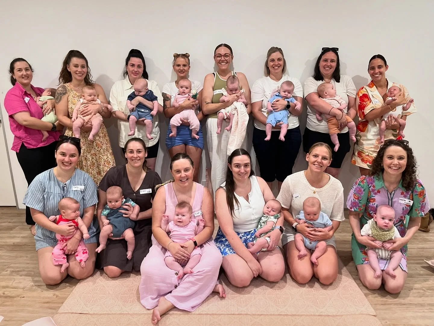North Lakes Mamas, It’s Your Turn! 💛
Term One has officially kicked off in North Lakes, and we couldn’t be more excited to welcome this beautiful group of mums and babies!
The first session always feels a little nerve-wracking—me