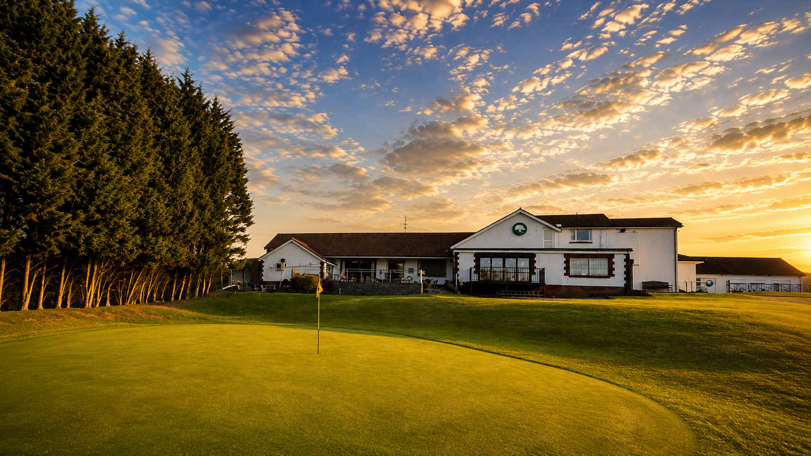 Brynhill Golf Club clubhouse in Barry, Vale of Glamorgan, South Wales
