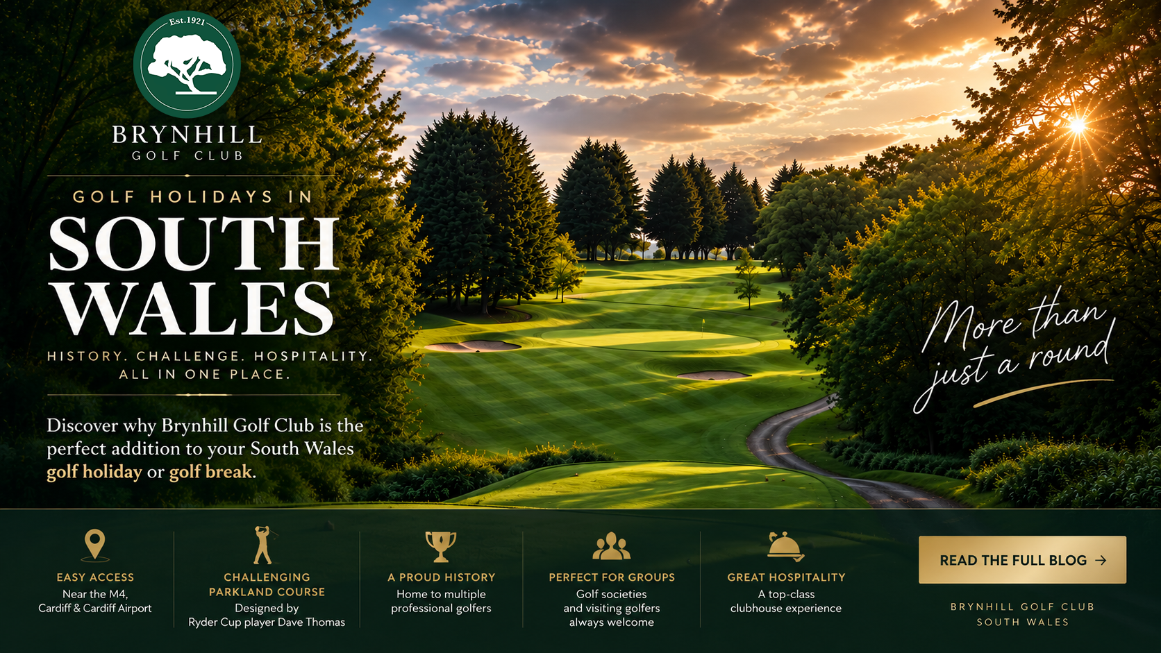 Golf Holidays in South Wales: Why Brynhill Should Be on Your Golf Trip Itinerary