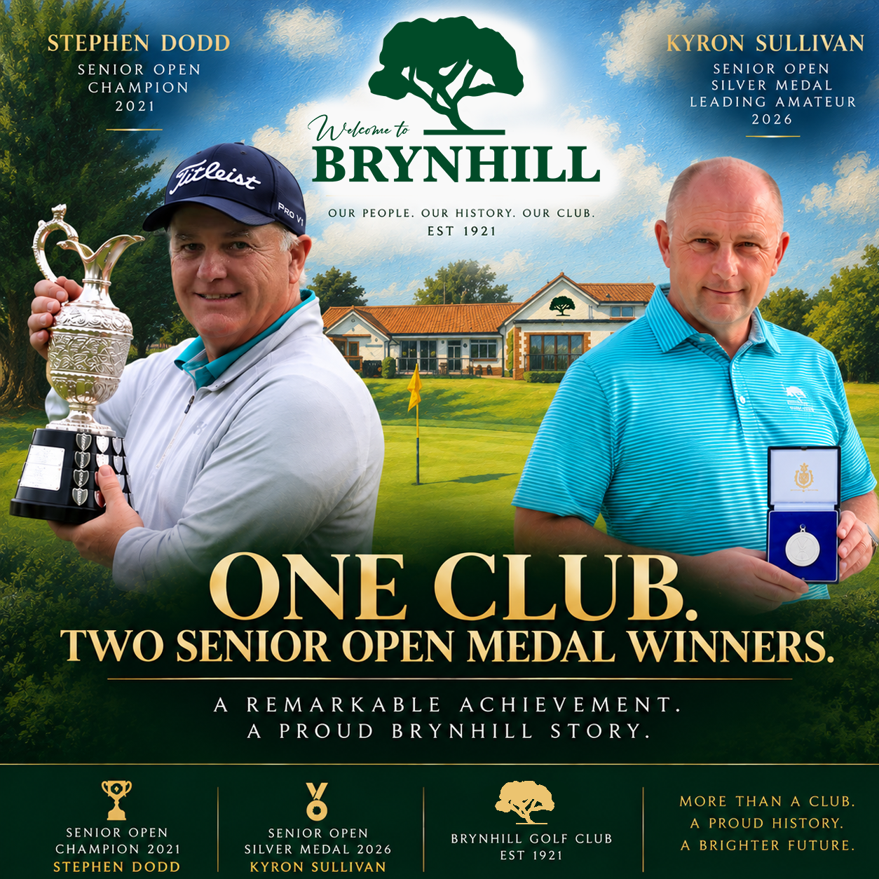 Open Medal Winners. Has Brynhill Achieved Something Unique in World Golf?