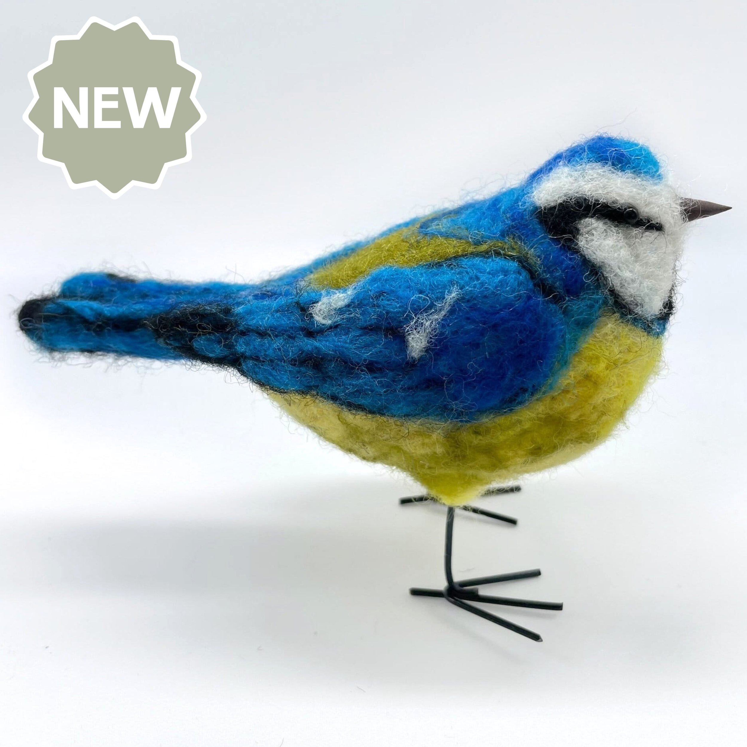 Blue Tit Needle Felt Sculpture