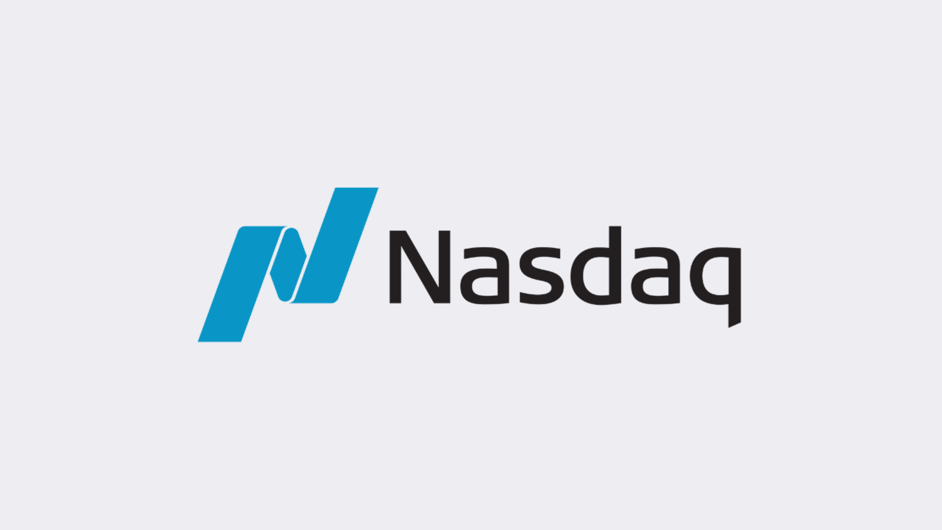 Nasdaq logo on a light gray background.