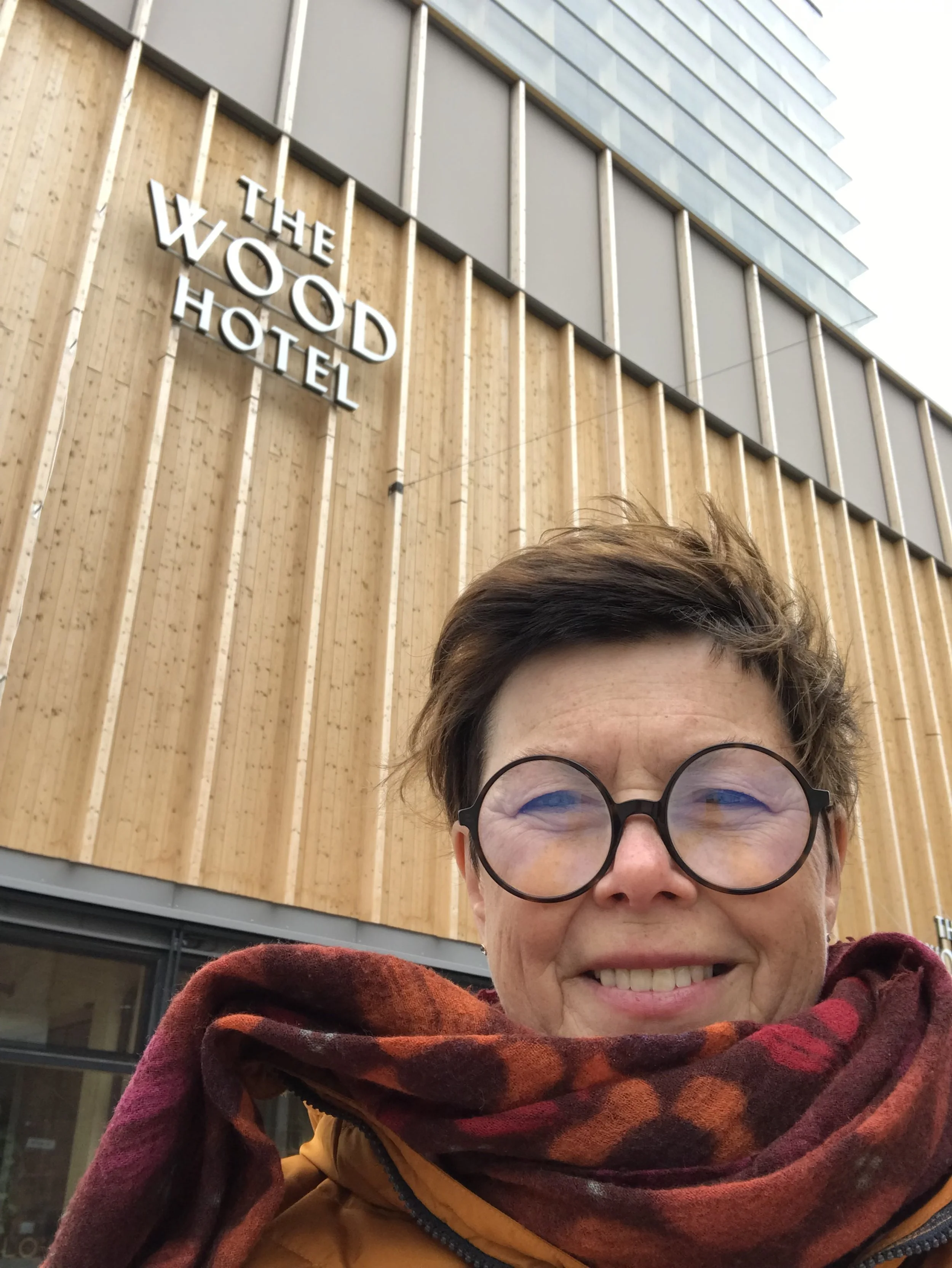 På plats i Skellefteå på Wood Hotel