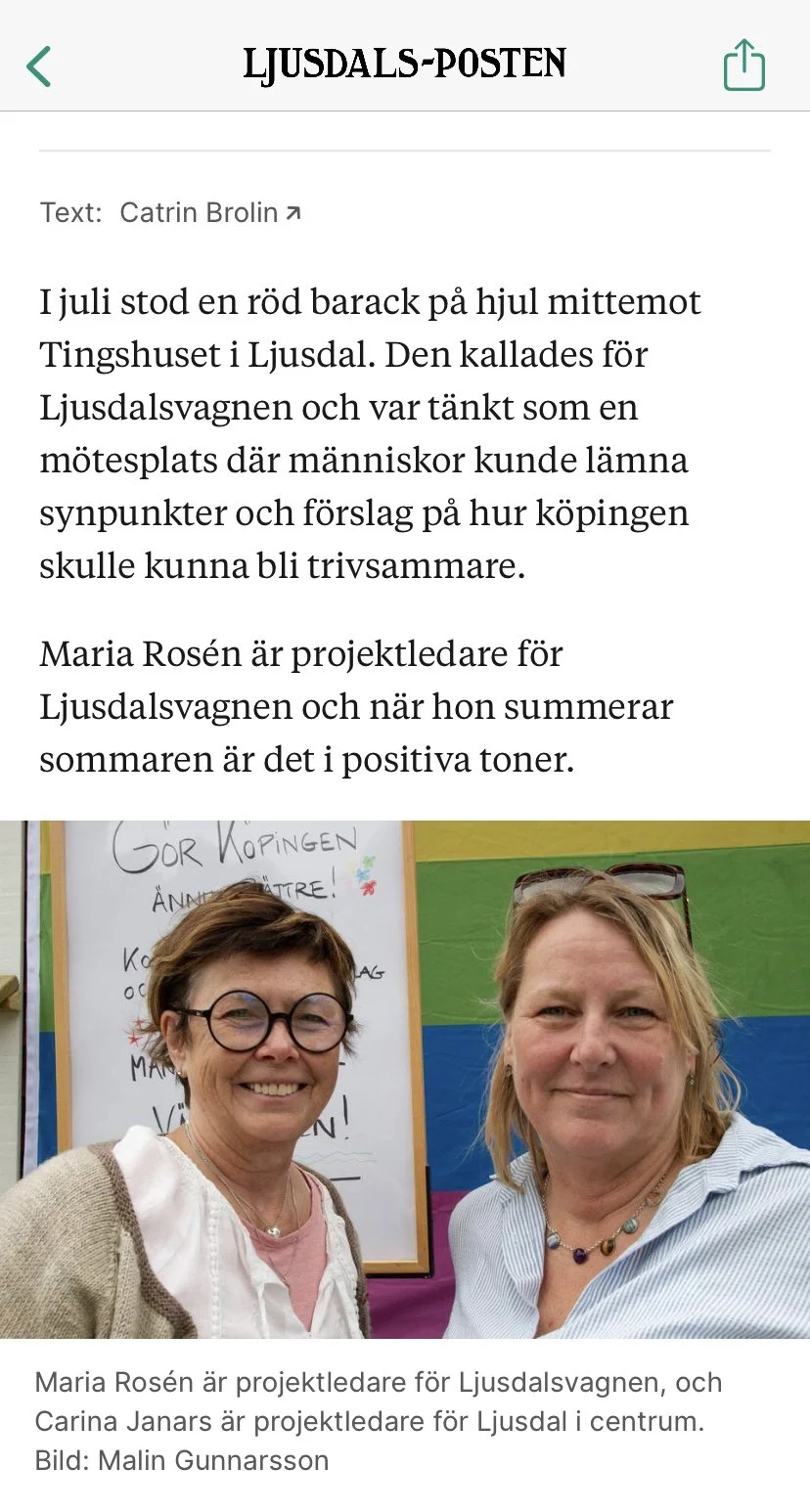 Vilken boost att få vara en del i utvecklingen!