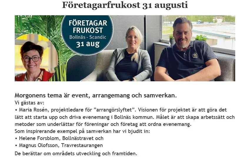 31 augusti berättar jag om Arrangörslyftet!