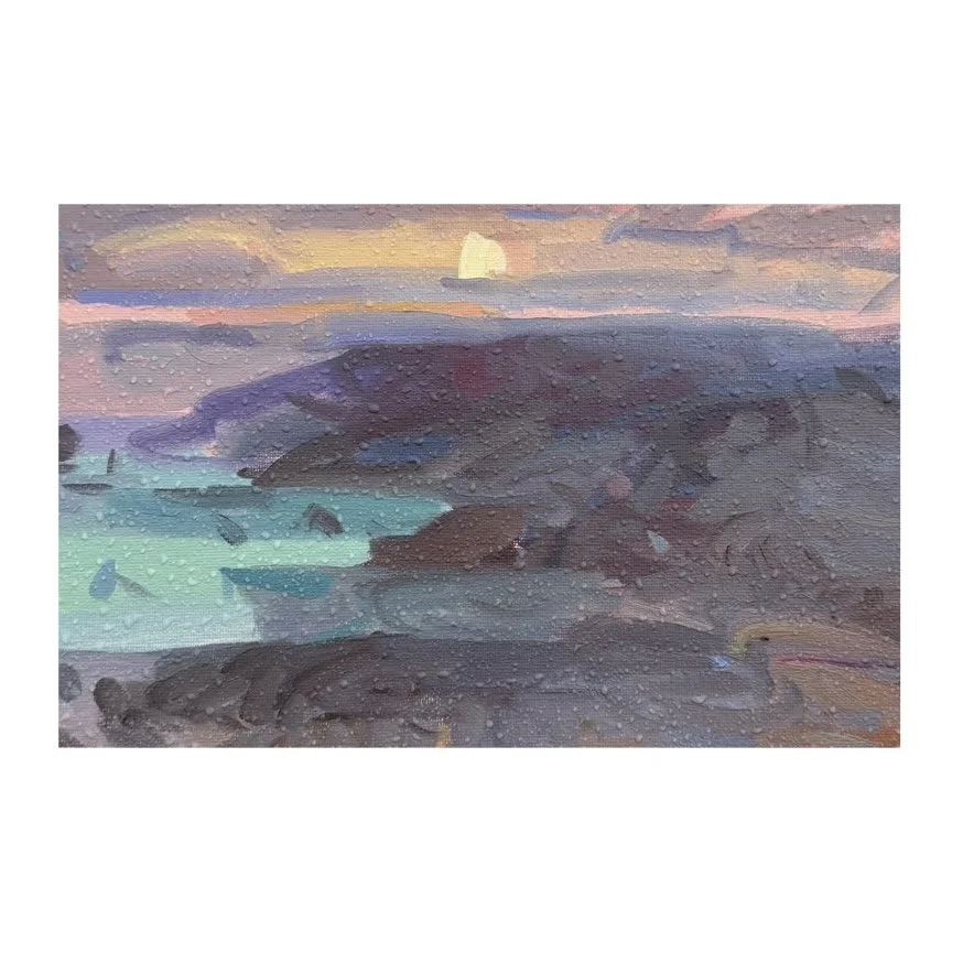Setting Sun. Dollar Cove.