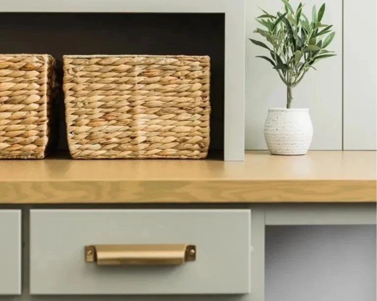 custom cabinetry project in Orchard Park NY focused on creating a functional and organized Office space tailored to a busy family’s daily routine.