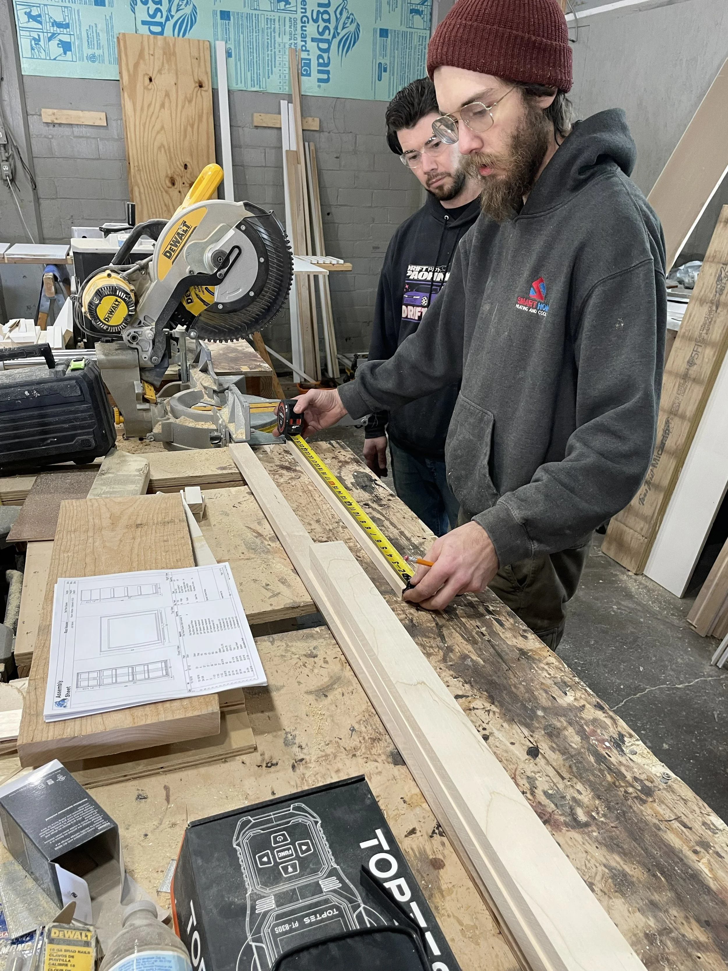 White Oak Custom Cabinetry Project in Clarence NY