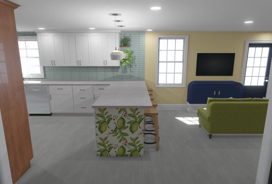 Designed Kitchen, custom built cabinets and Full Addition - Hamburg, NY