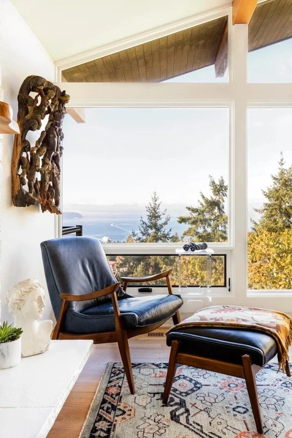 Explore a full-home interior design project in Canandaigua, NY, created as a colorful and collected lakeside forever home for a couple entering their empty-nest years.