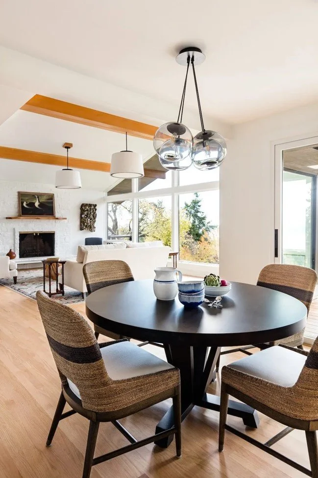 Explore a full-home interior design project in Canandaigua, NY, created as a colorful and collected lakeside forever home for a couple entering their empty-nest years.