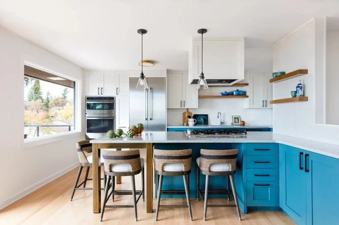 Explore a full-home interior design project in Canandaigua, NY, created as a colorful and collected lakeside forever home for a couple entering their empty-nest years.