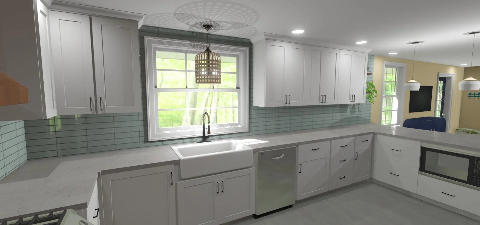 Designed Kitchen, custom built cabinets and Full Addition - Hamburg, NY