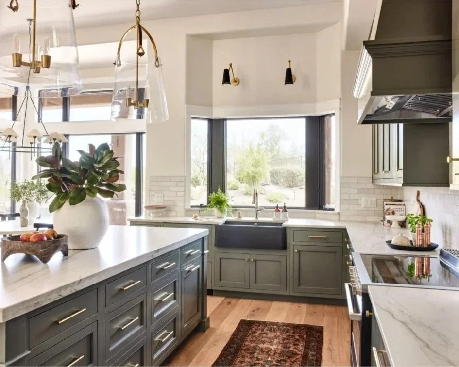 Finished custom kitchen cabinetry designed built and installed by Rust Belt in Buffalo NY