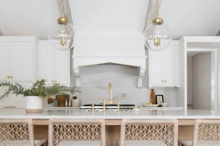 This historic Clarence, NY home was reimagined for a vibrant, eclectic family home that seamlessly blends playful modernity with the timeless charm.
