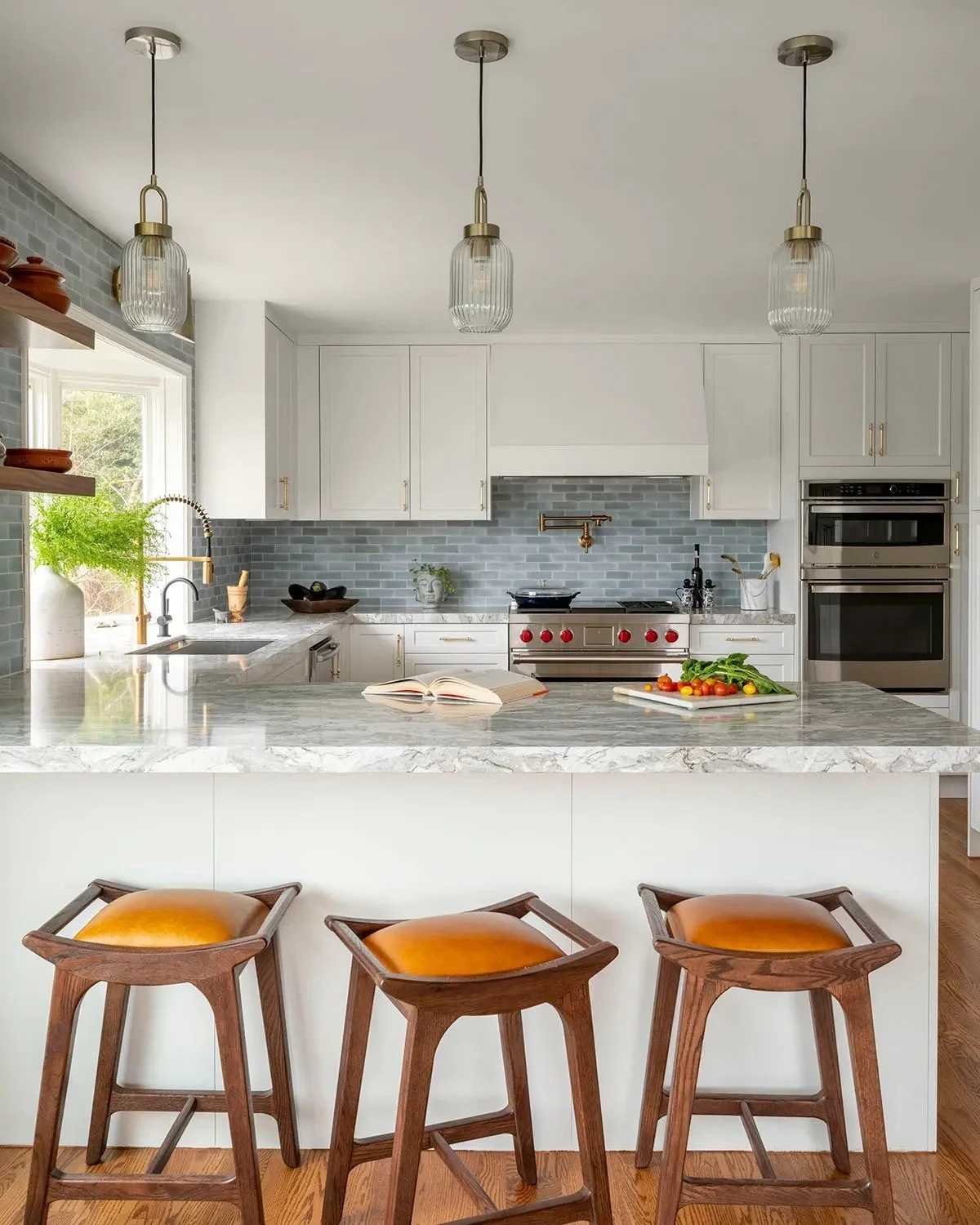 This Lewiston, NY home called for a kitchen and dining renovation that felt refined, welcoming, and connected from room to room