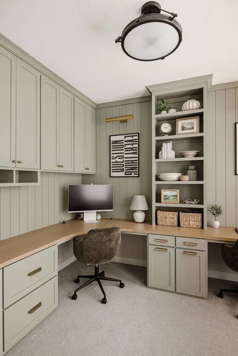 Orchard Park, NY - Office Remodel  Interior Design + Custom Cabinets + Home Renovation