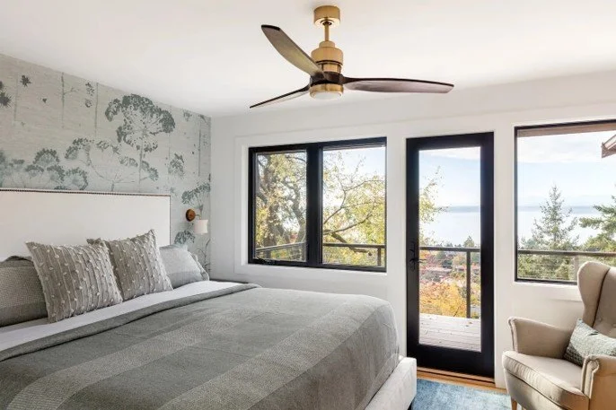 Explore a full-home interior design project in Canandaigua, NY, created as a colorful and collected lakeside forever home for a couple entering their empty-nest years.