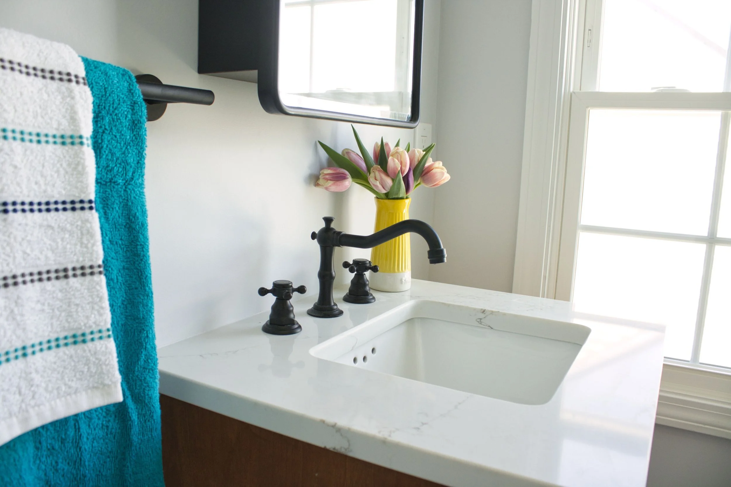 Design + Build Renovation: custom built kitchen cabinets & vanities, interior design and full home renovations - Tonawanda, NY