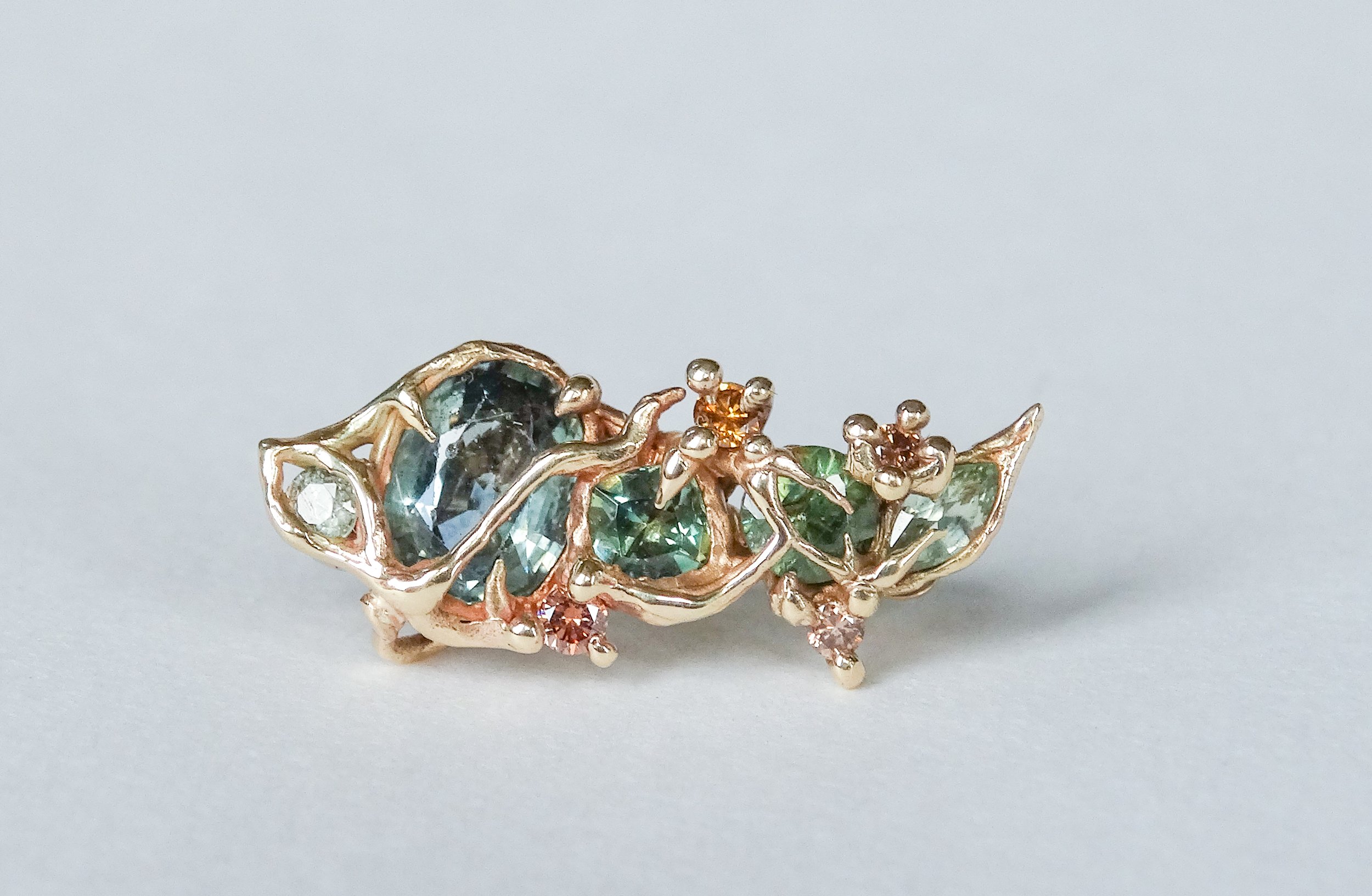 Sapphire and Diamaond Leaf Brooch.jpg