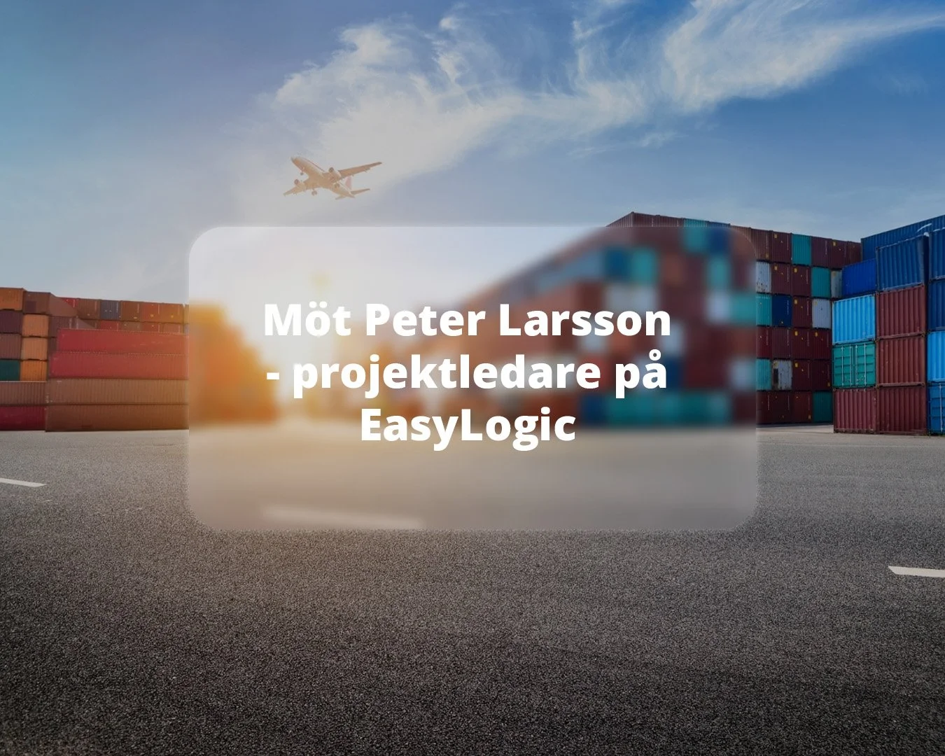 Möt Peter Larsson – Projektledare på Datema EasyLogic