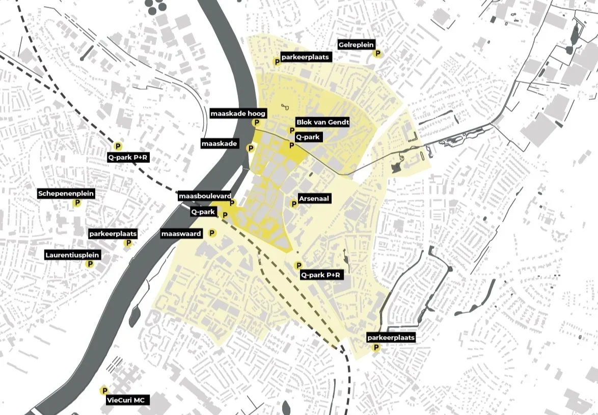 2020 - Parkeeronderzoek Venlo, in dienst bij Van Tuijn stedenbouw, in opdracht van gemeente Venlo. Samenwerking met Empaction BV | Data analyse, ruimtelijke analyse, strategie en advies 