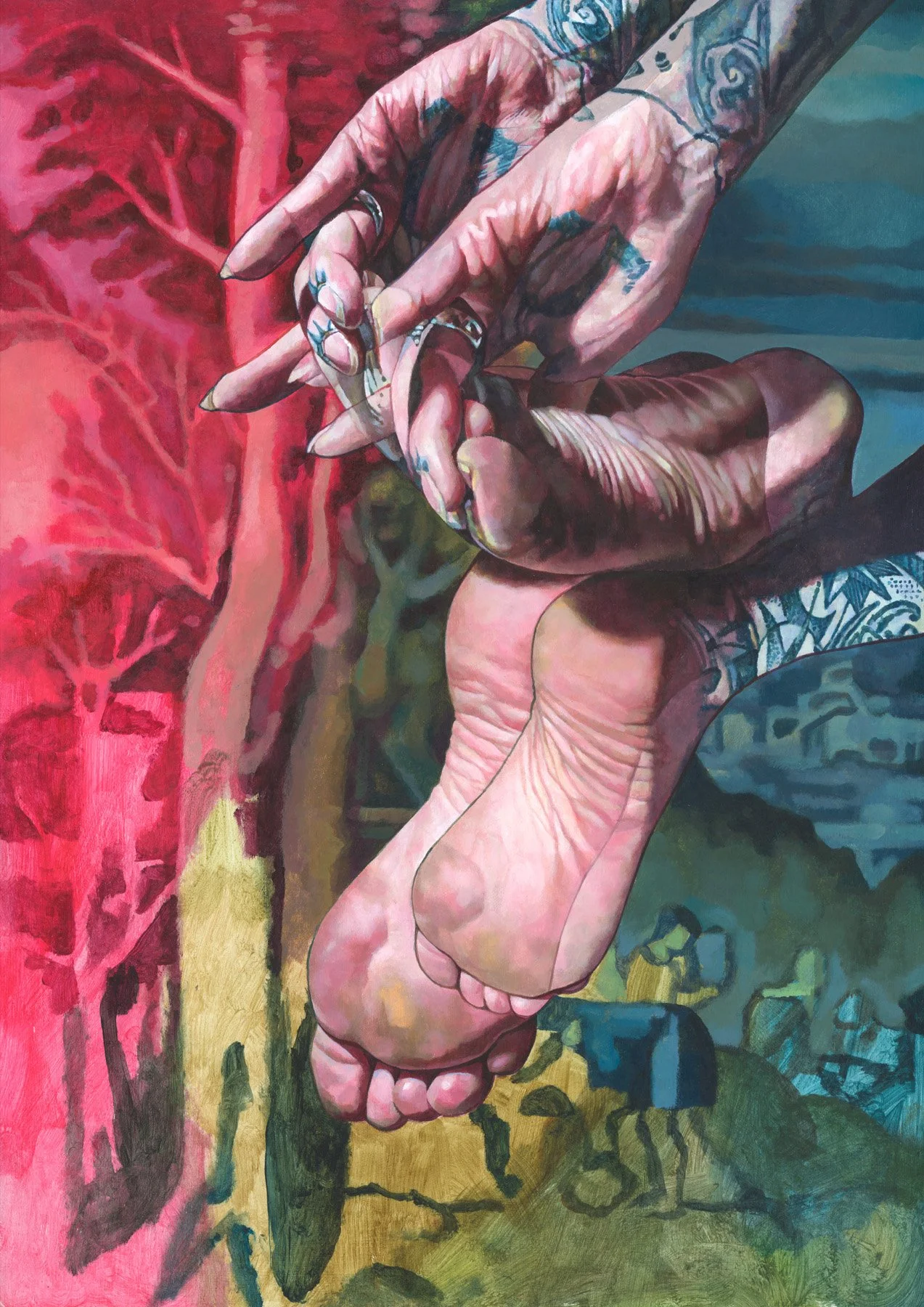 Foot Painting Series