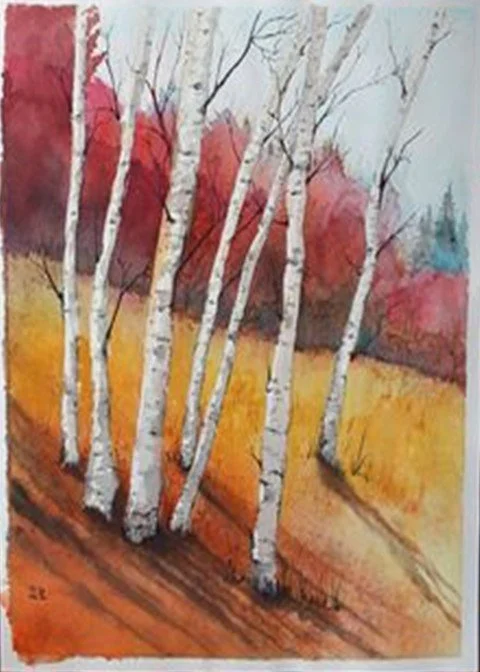 Watercolor Landscape Instruction October 3 - Laporte