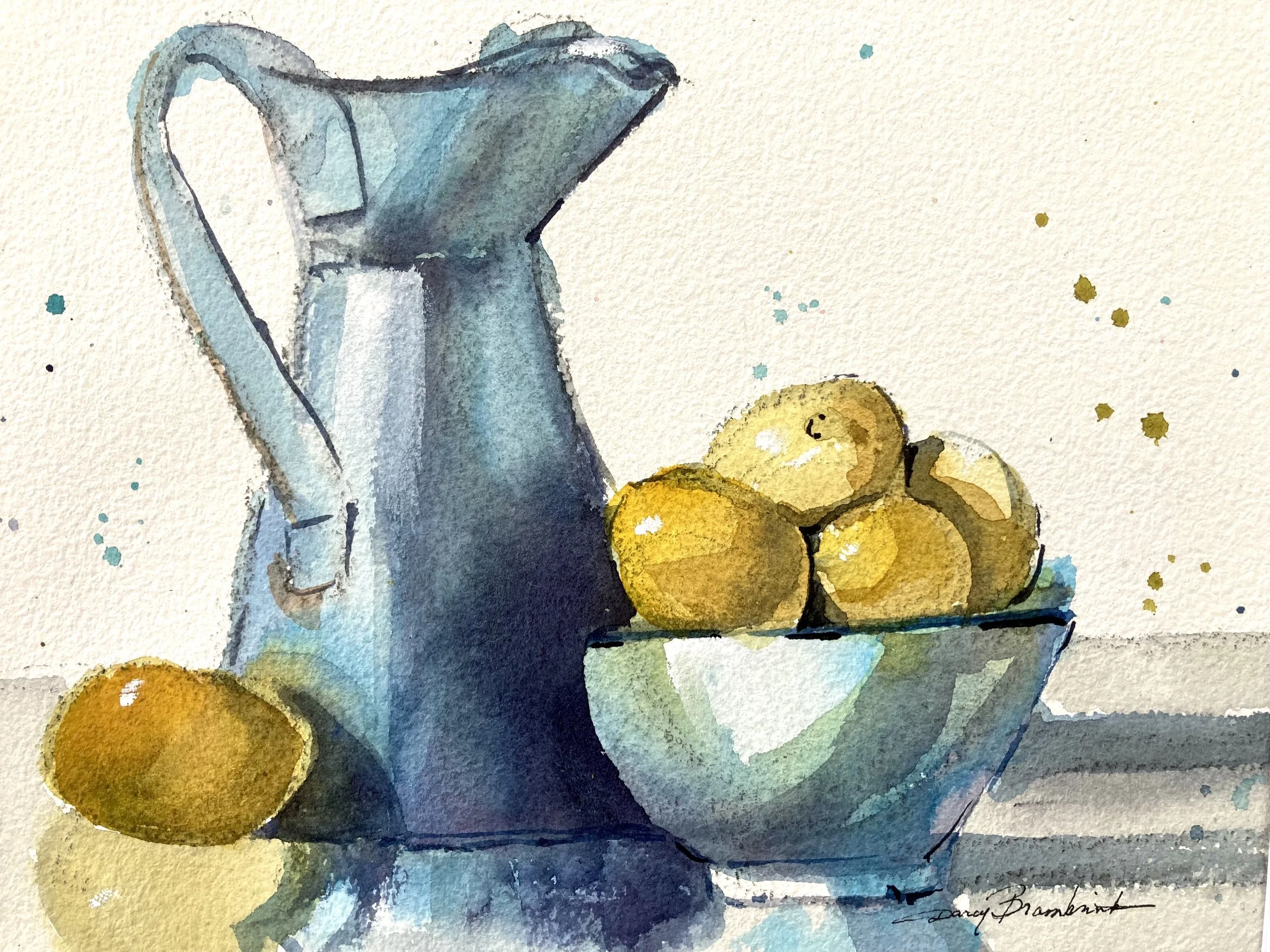 Still Life Zoom Watercolor Class