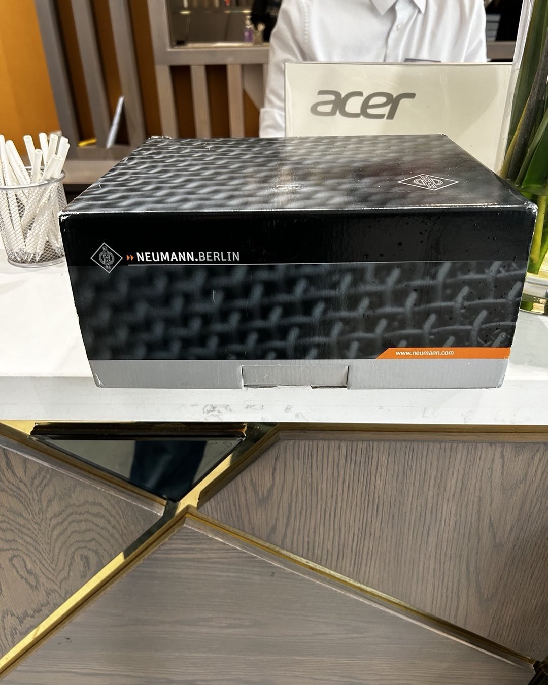 It&rsquo;s not every day you check into a hotel and have a Neumann U87 waiting for you at the front desk! What is going on?!