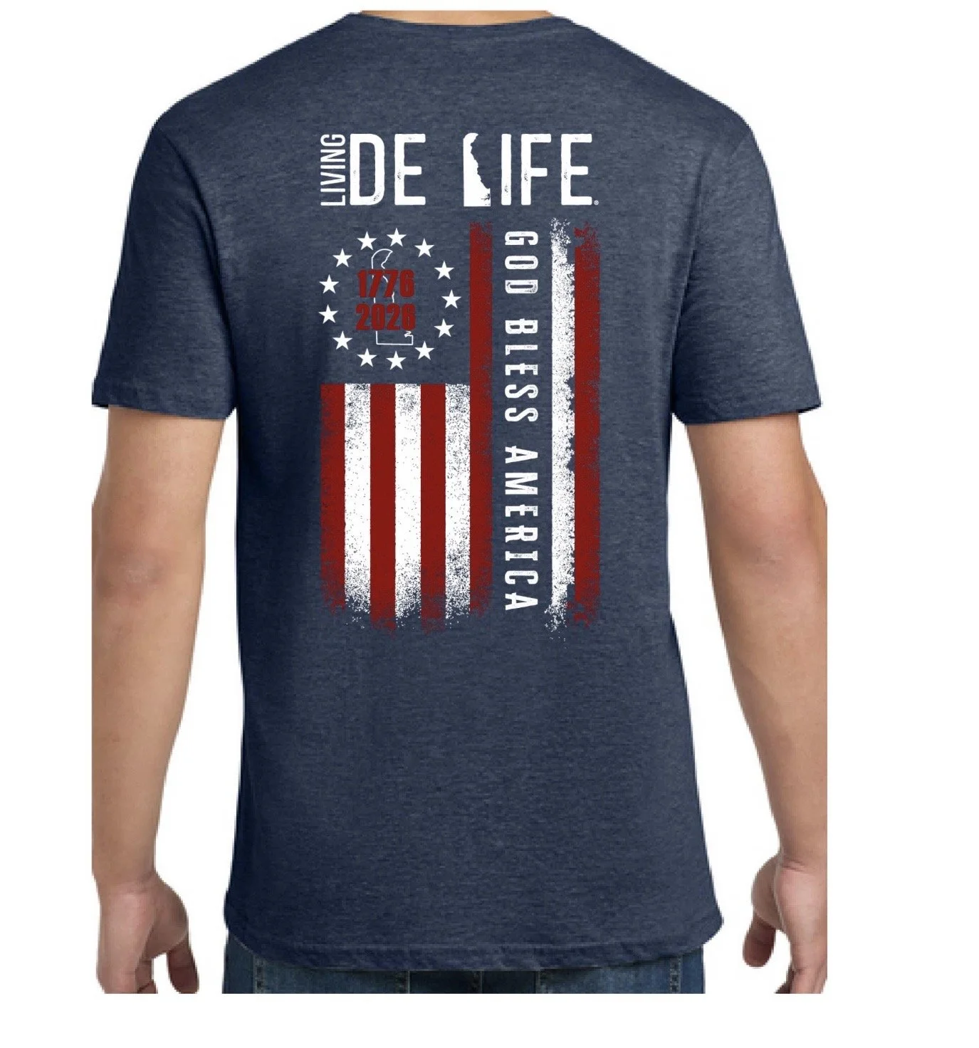 New!! Living DE Life 250th Anniversary Tee